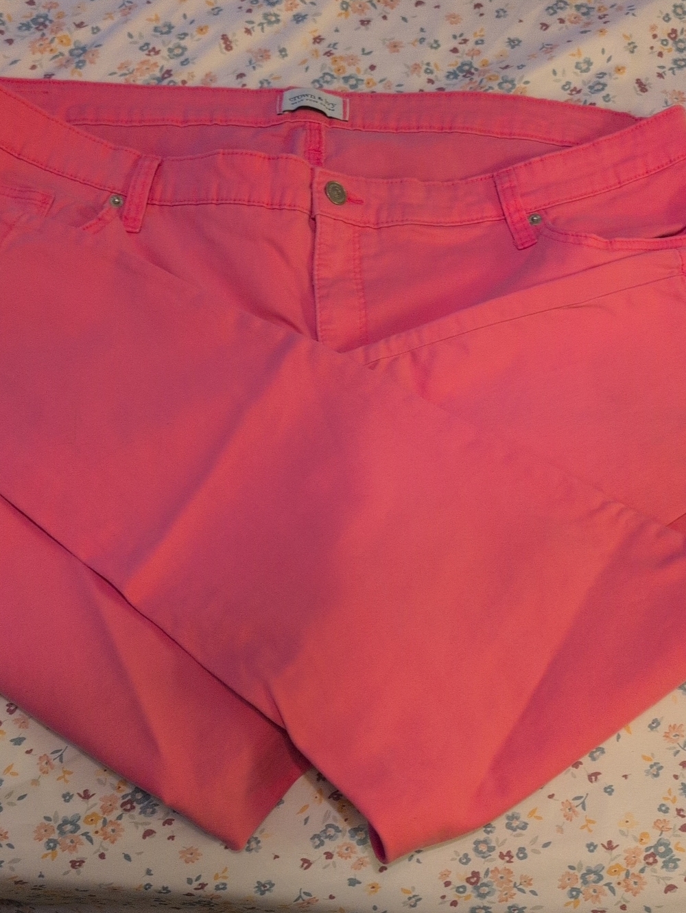 Crown & Ivy Pink Skinny Jeans